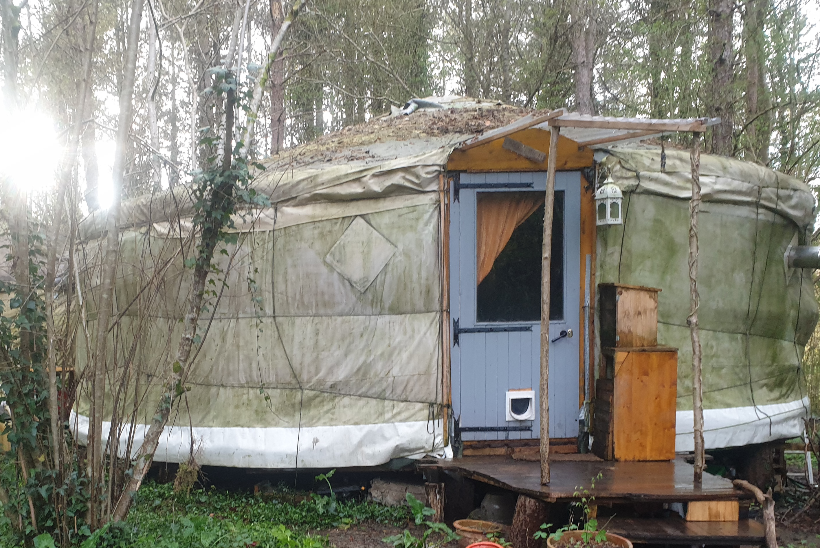 Yourte Connect - Deux yourtes reliées et autonomes