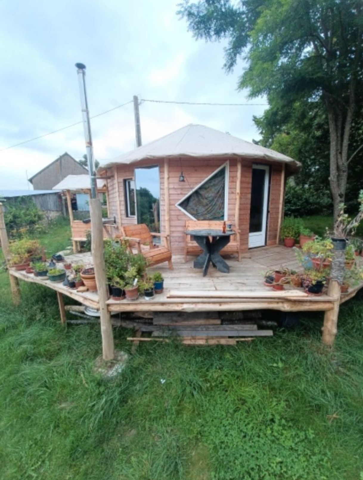 YourteConnect - Cabayourte ossature bois dodégonale 30m2 - 5